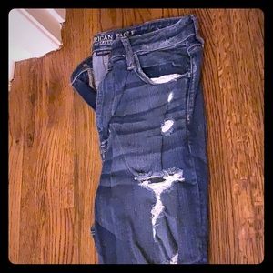 American Eagle Super Distressed Jeggings